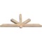 Ekena Millwork Kennewick Smooth Timber Gable Bracket, Douglas Fir, 60"W x 25"H x 3 1/2"D x 3 1/2"F, 10/12 Pitch GBW060X25X0404KEN00SDF - alternate 5